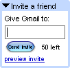 Gmail Invite権50人分