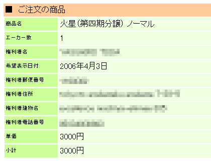 火星の土地